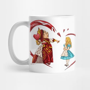 The Queen of hearts, from tale Alices adventures in Wonderland Mug